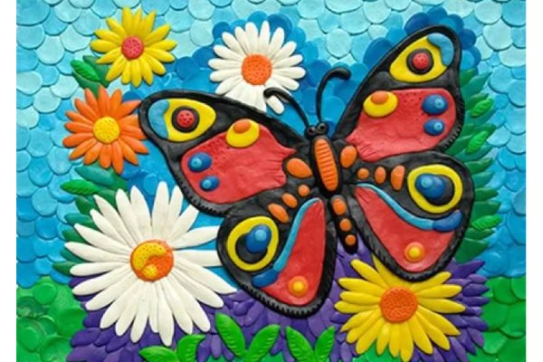 Трафареты для рисования пластилином