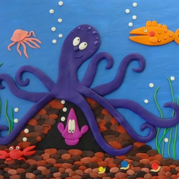 Пластилинография волшебное дерево