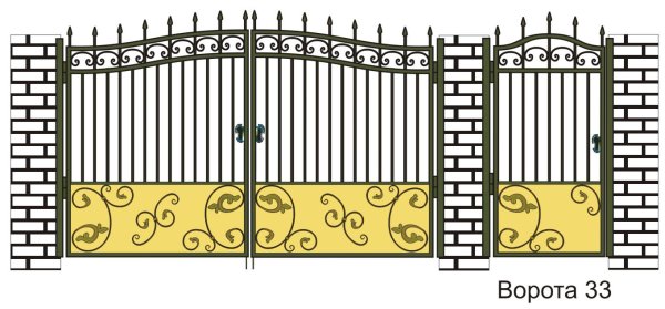 Калитка рисунок