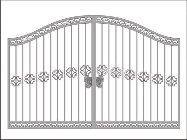 Эскизы кованых ворот