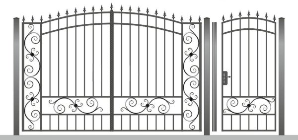 Эскизы кованых ворот