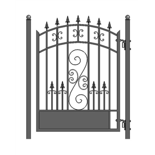 Узоры для металлических калиток
