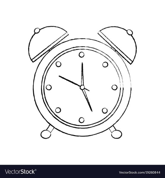 Нарисовать часы карандашом