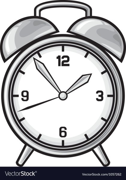 Будильник раскраска