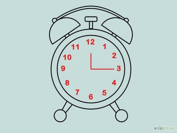 Часы рисунок