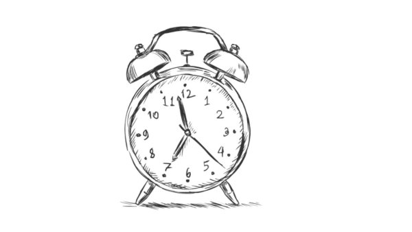 Часы раскраска для детей