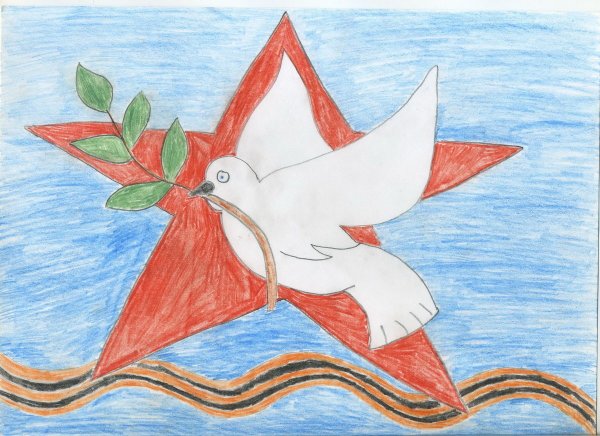 Лёгкие рисунки на тему победа