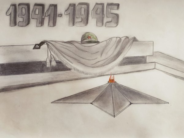 Рисунок на 9 мая