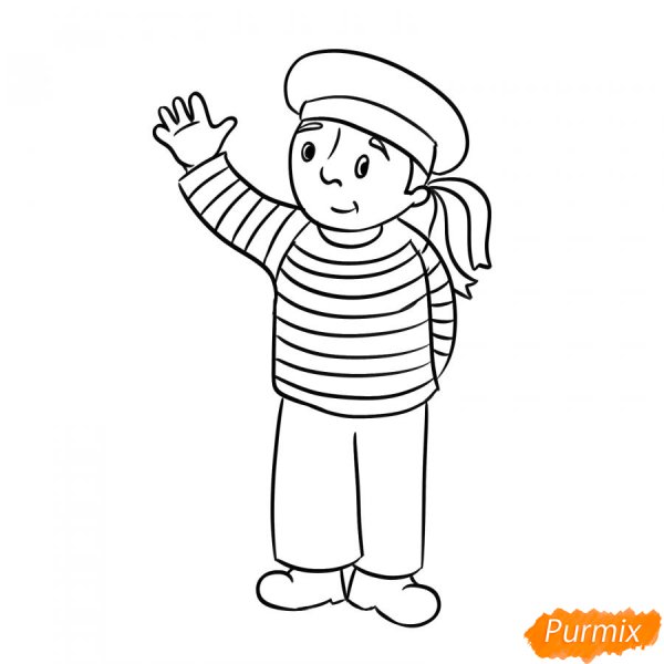 Капитан раскраска для детей