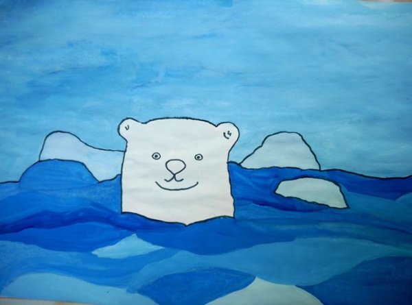 Рисунок Арктики несложный