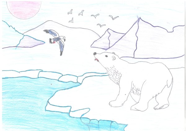 Рисунок на тему Арктика
