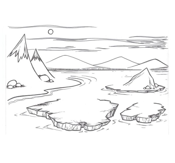 Арктика рисунок