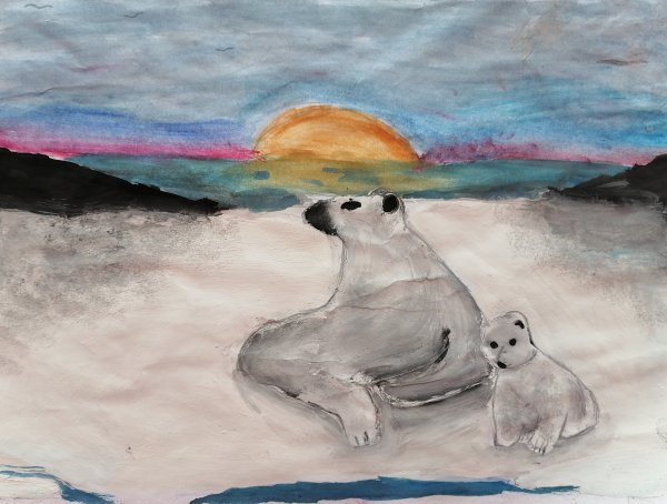 Рисунок на тему Арктика