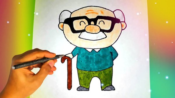 Дед Мороз поэтапное рисование для детей