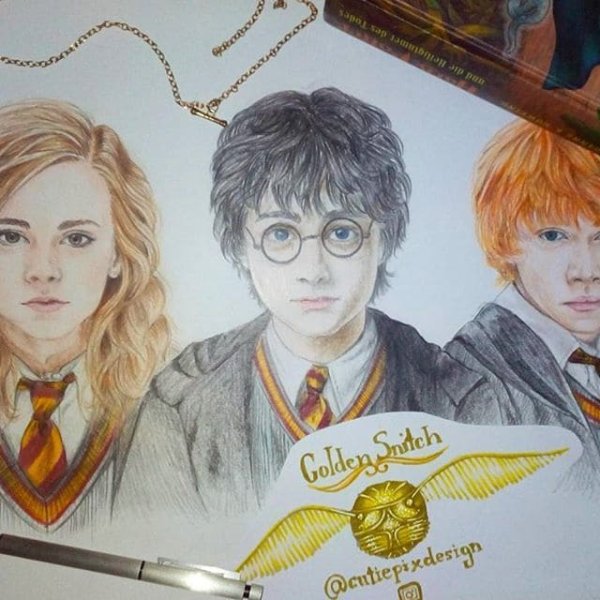Маленькие рисуночки Гарри Поттер