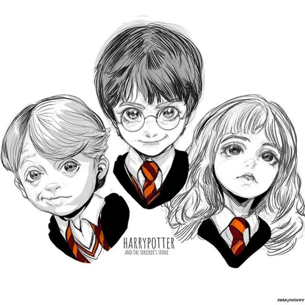Гарри Поттер рисуночки