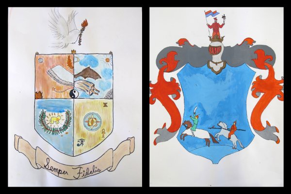 Как нарисовать герб России ребенку