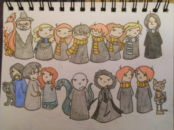 Рисунки на тему Гарри Поттер