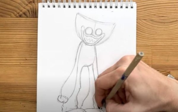 Нарисовать ХАГИВАГИ игрушку