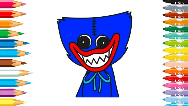 Раскраска Хагги Вагги и киси МИСИ