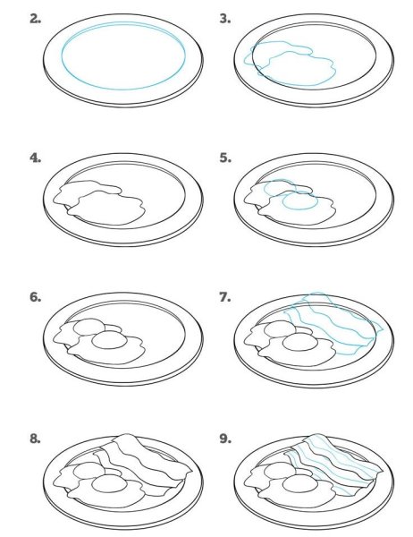 Картинки для срисовки напитки