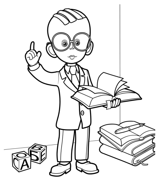 Учёный Знайка из Незнайки и его друзей