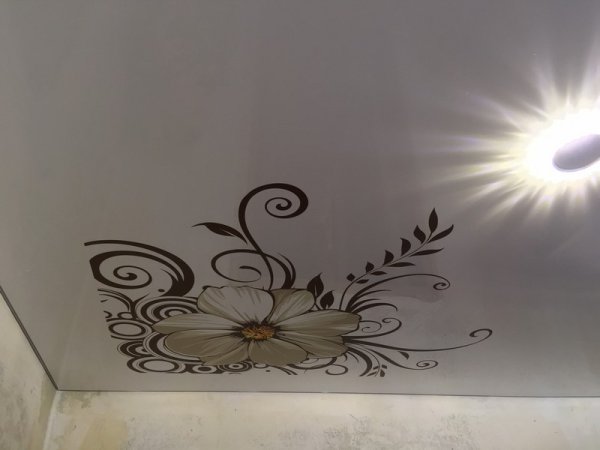 Натяжные потолки ромашки