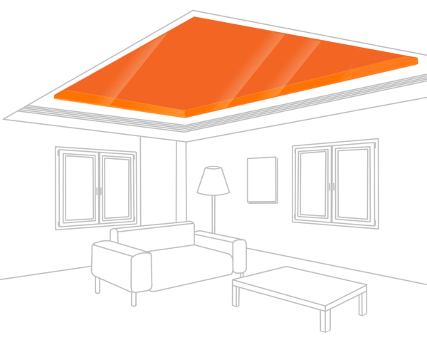 Натяжные потолки с узорами