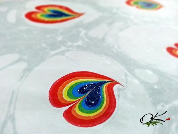 Эбру бабочка