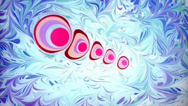 Эбру перо Жар-птицы