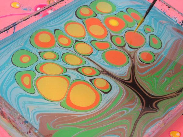 Бандана эбру звезда