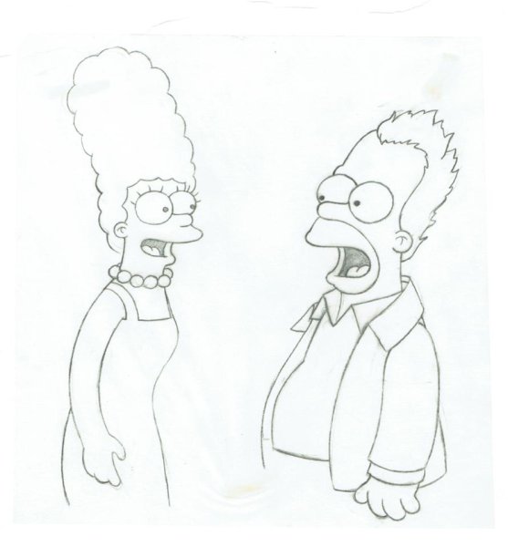 Симпсоны рисунок