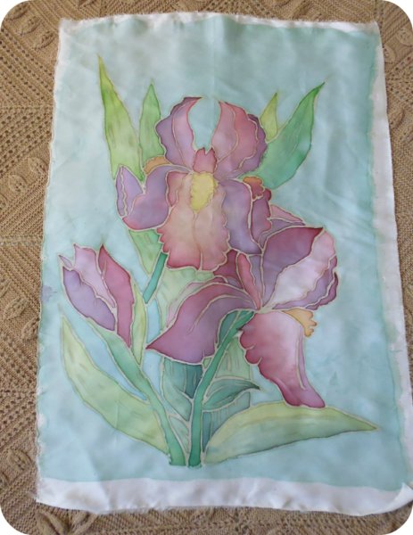 Роспись ткани легкие