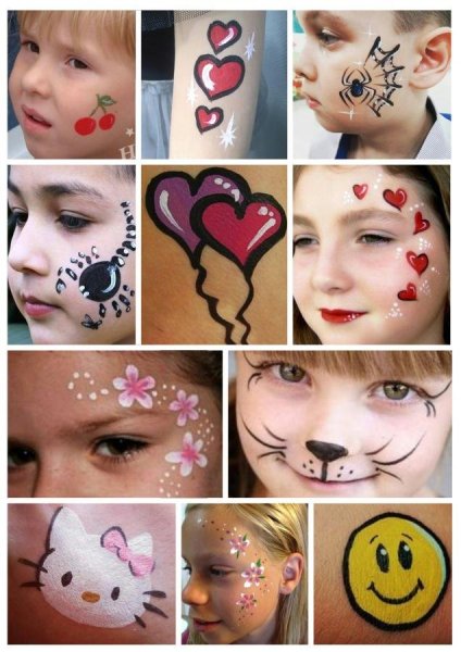 Аквагрим для мальчиков