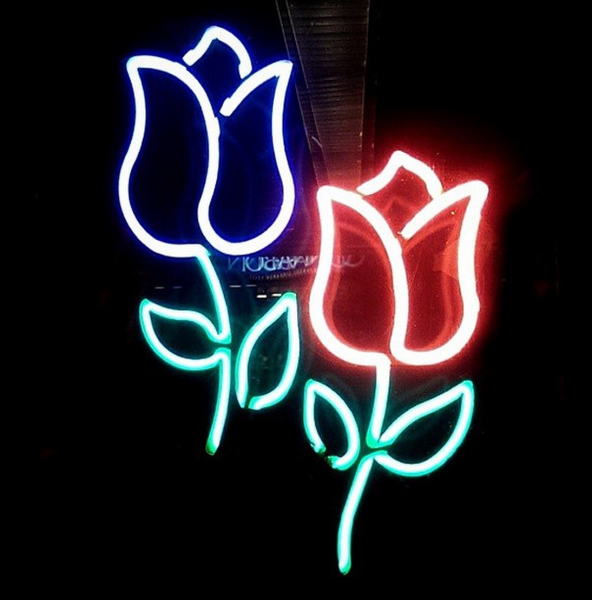 Неон надпись