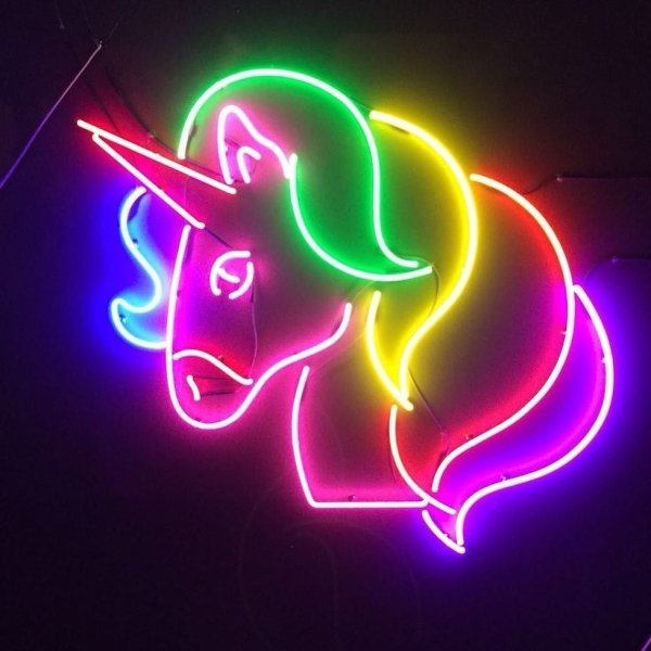 Неоновые значки