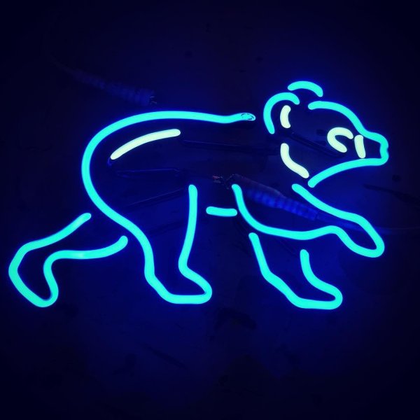 Собака неон