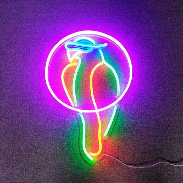 Неоновый барт симпсон