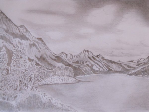 Байкал для рисования