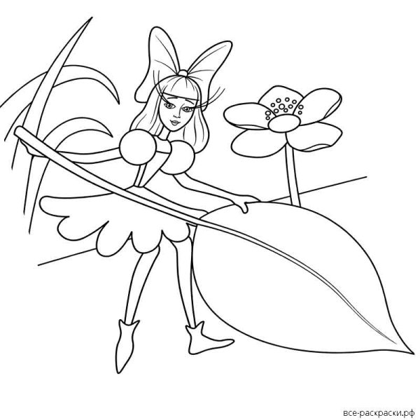 Рисунок Дюймовочки