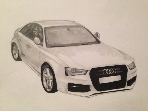 Audi a4 Crayon