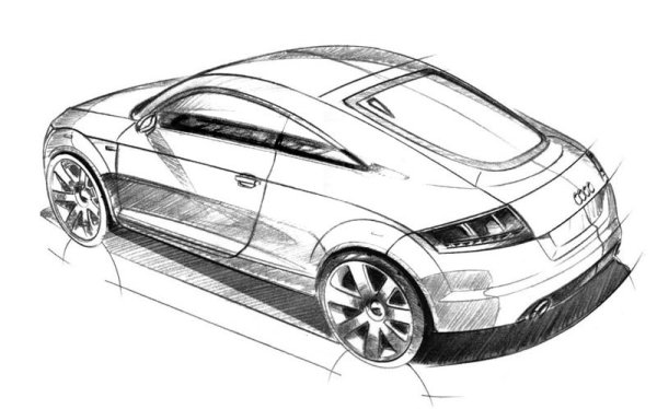 Ауди ТТ Наброски