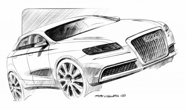 Audi a4 avant Sketch
