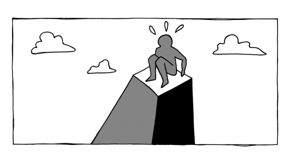 Боязнь высоты рисунок