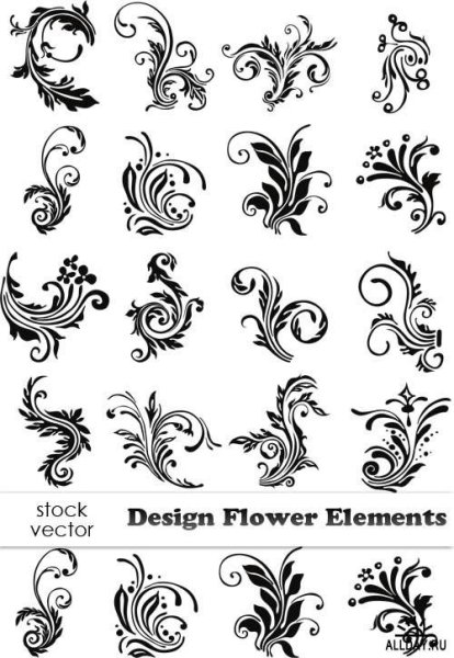 Каллиграфический орнамент простой