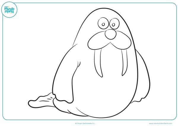 Уроки рисования морж