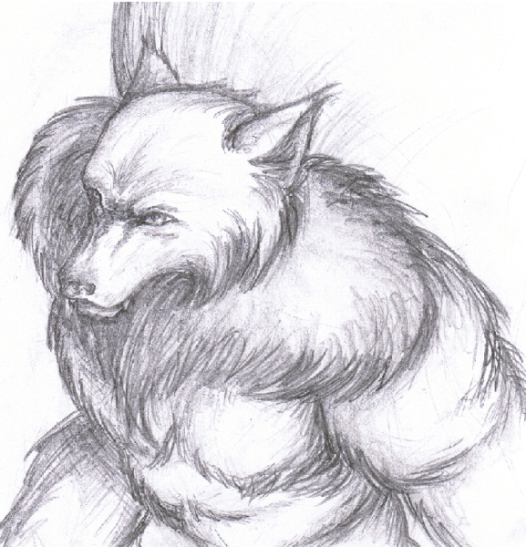 Оборотень рисунок карандашом для срисовки