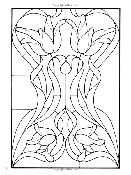 Витраж узор