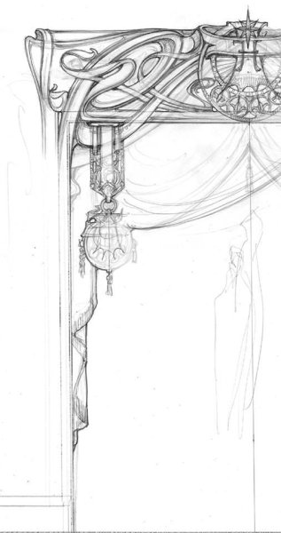 Модерн рисунки легкие