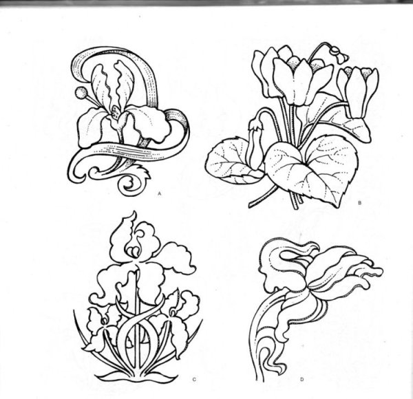 Витраж орнамент